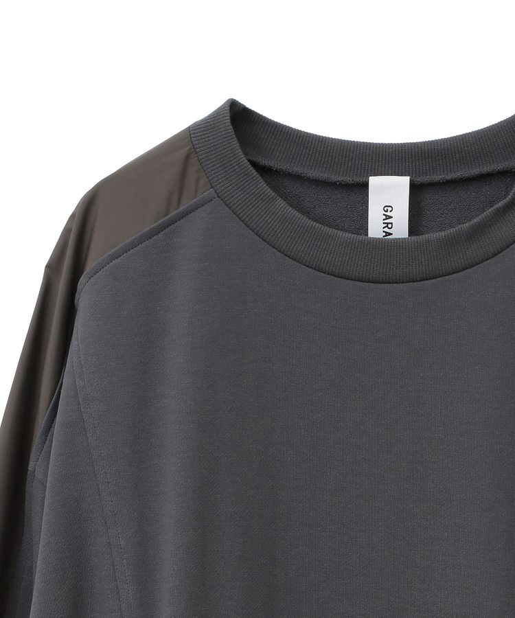 GARAGE OF GOOD CLOTHING「【日本製】異素材切り替えプルオーバー」|Tシャツ・カットソー|