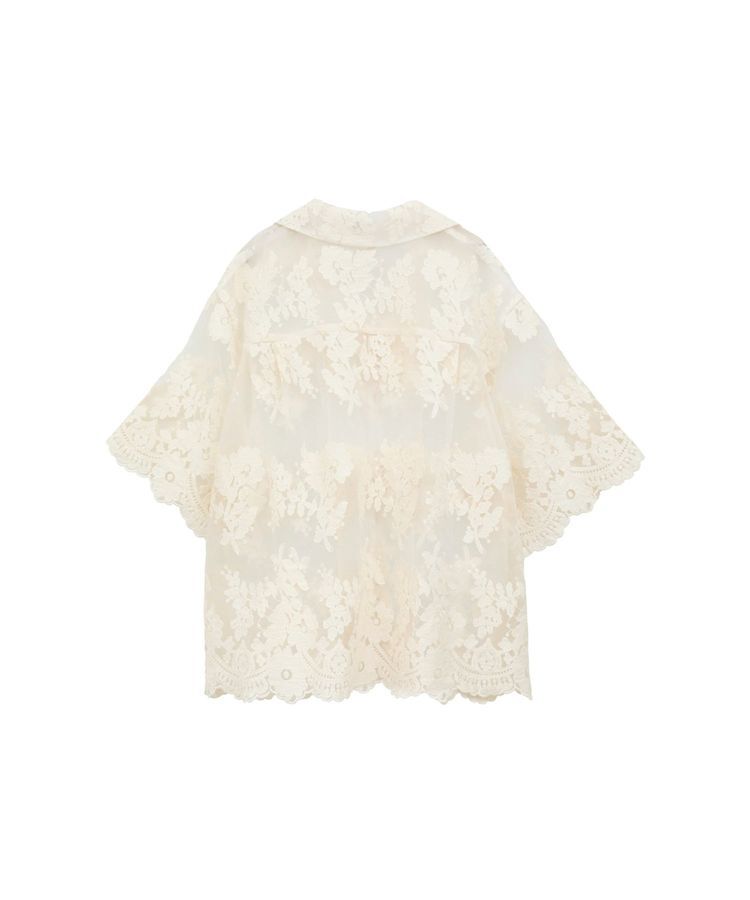 GARAGE OF GOOD CLOTHING「【CLANE】sheer frower lace shirt」|シャツ・ブラウス|