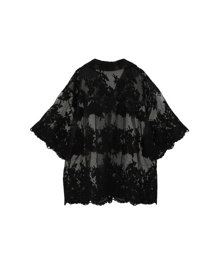 GARAGE OF GOOD CLOTHING「【CLANE】sheer frower lace shirt」|シャツ・ブラウス|