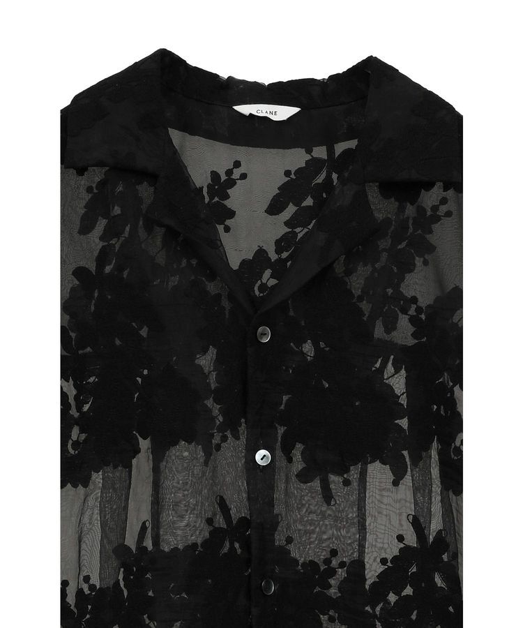 GARAGE OF GOOD CLOTHING「【CLANE】sheer frower lace shirt」|シャツ・ブラウス|