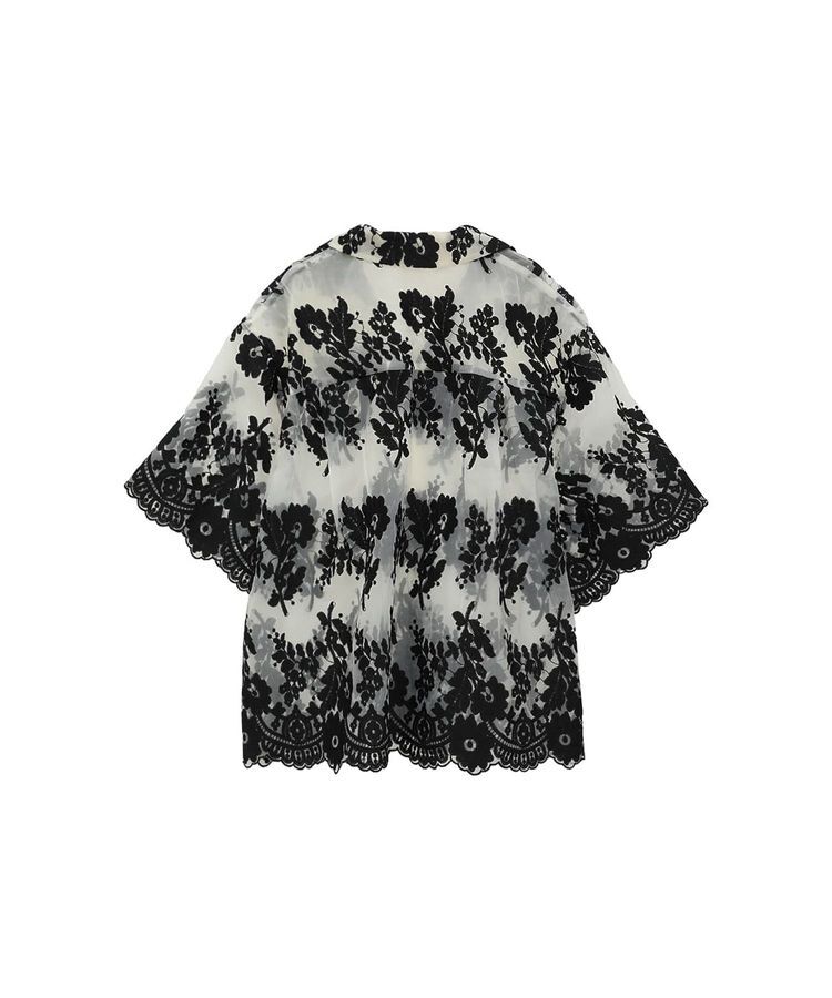GARAGE OF GOOD CLOTHING「【CLANE】sheer frower lace shirt」|シャツ・ブラウス|