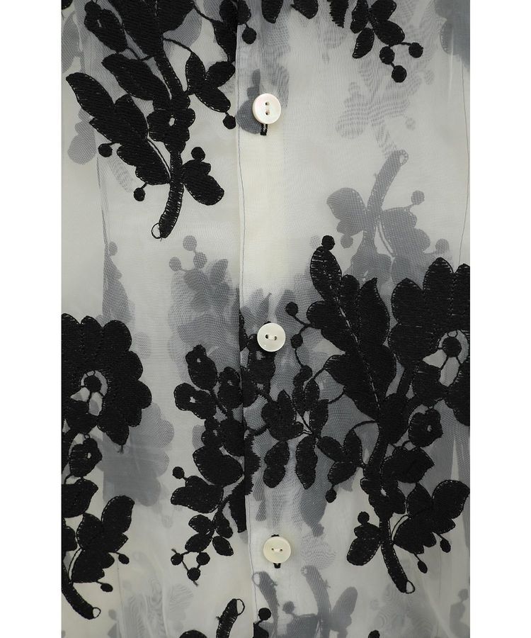 GARAGE OF GOOD CLOTHING「【CLANE】sheer frower lace shirt」|シャツ・ブラウス|