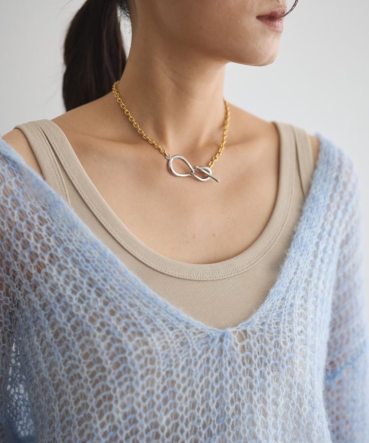 GARAGE OF GOOD CLOTHING「STAINLESSマンテルショートネックレス」|ネックレス|Gold