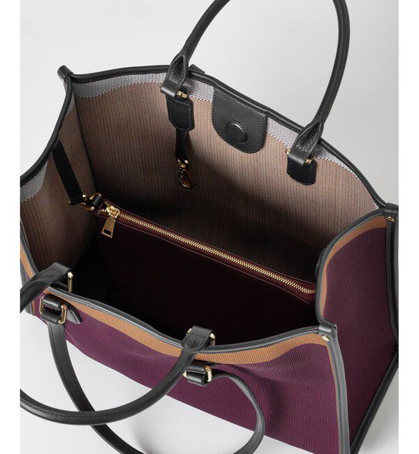 allureville「2WAYジャガードトート」|ショルダー・メッセンジャー|