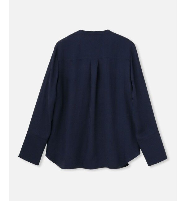 allureville「フリュイドオーバーラップブラウス」|シャツ・ブラウス|