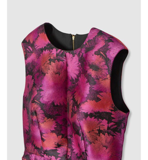 LOULOU WILLOUGHBY「【LOULOU WILLOUGHBY】LIMONTA ジャガードノースリワンピース」|ワンピース|