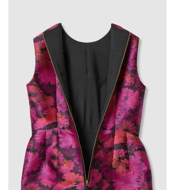 LOULOU WILLOUGHBY「【LOULOU WILLOUGHBY】LIMONTA ジャガードノースリワンピース」|ワンピース|