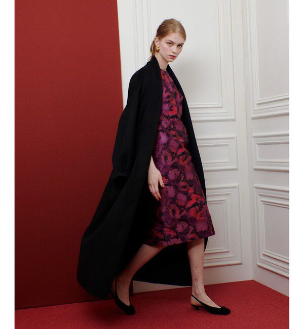 LOULOU WILLOUGHBY「【LOULOU WILLOUGHBY】LIMONTA ジャガードノースリワンピース」|ワンピース|