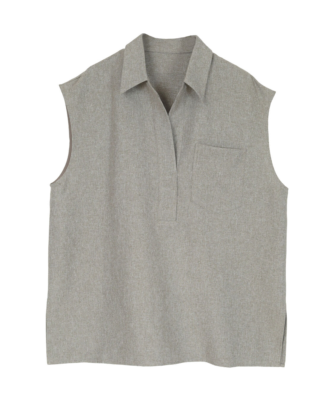 ur's「リネンライクフレンチスリーブスキッパーブラウス」|シャツ・ブラウス|