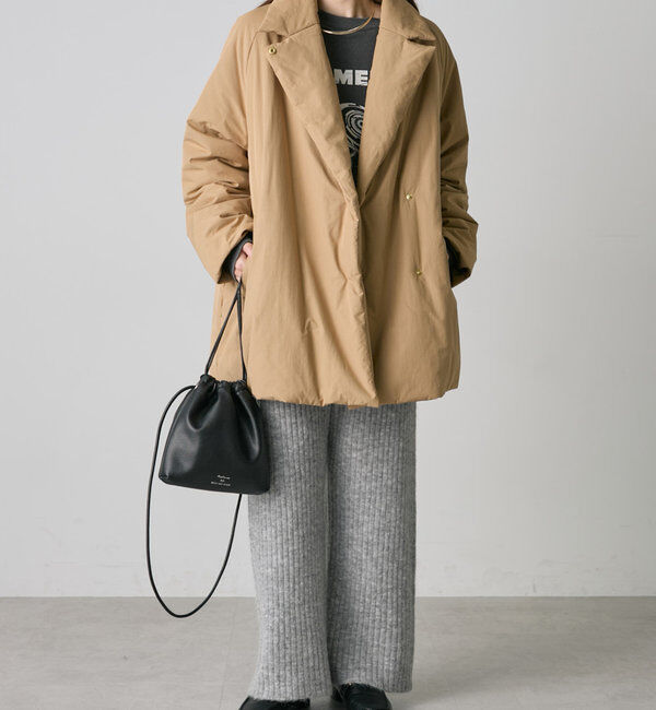  「ワイドリブニットフレアパンツ」|その他|