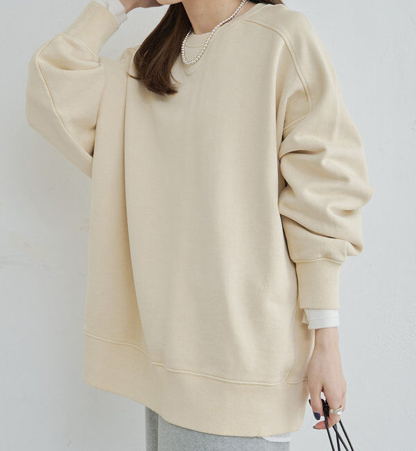  「【WEB限定カラーあり】シンプル裏毛スウェットプルオーバー」|スウェット・ジャージ|