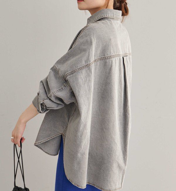  「ヴィンテージライクデニムシャツ」|シャツ・ブラウス|