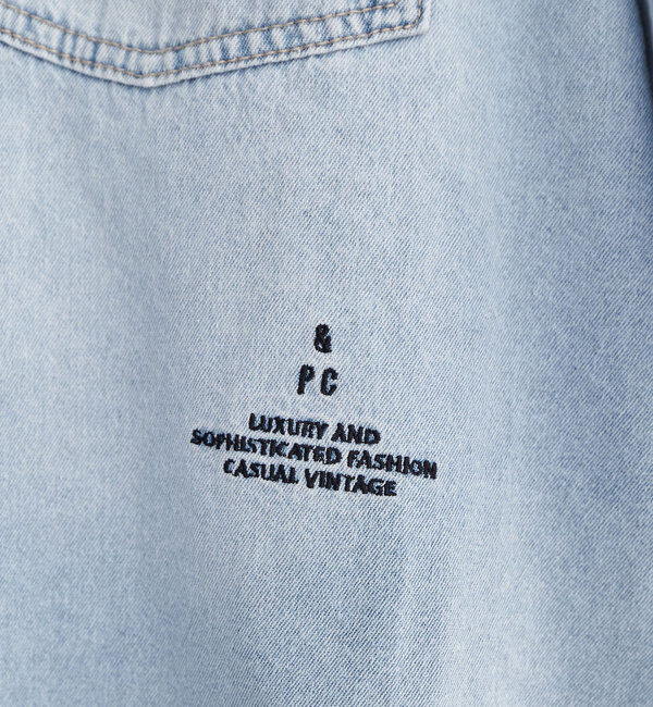  「ヴィンテージライクデニムシャツ」|シャツ・ブラウス|