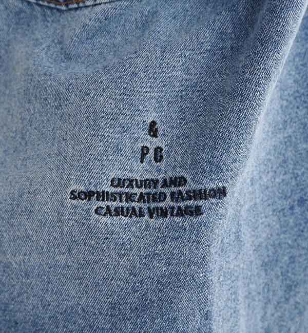  「ヴィンテージライクデニムシャツ」|シャツ・ブラウス|