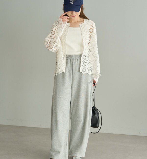  「カギ針編み風2WAYカーディガン」|カーディガン|