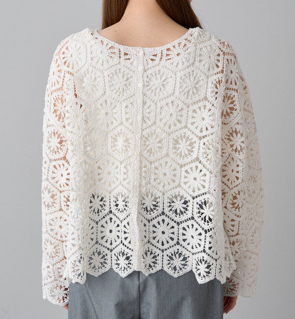  「カギ針編み風2WAYカーディガン」|カーディガン|