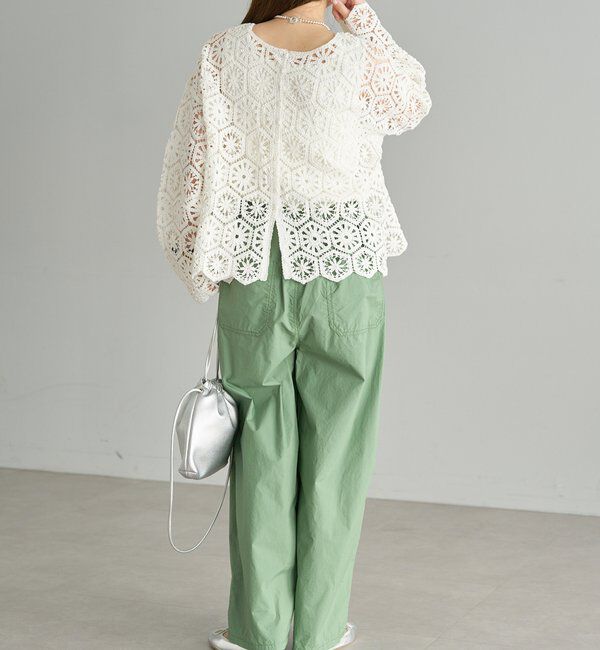  「カギ針編み風2WAYカーディガン」|カーディガン|