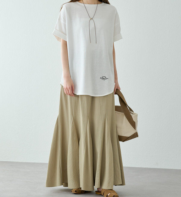  「【汗シミ防止】ワンポイントロゴTシャツ」|Tシャツ・カットソー|