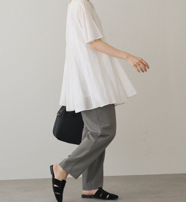  「インドボイルハシゴレースチュニック」|シャツ・ブラウス|