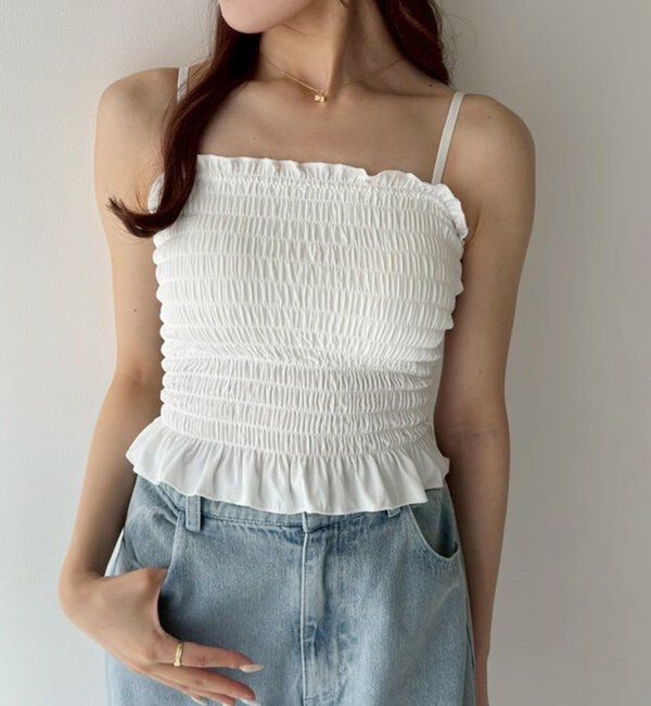  「シャーリングキャミ」|プルオーバー|