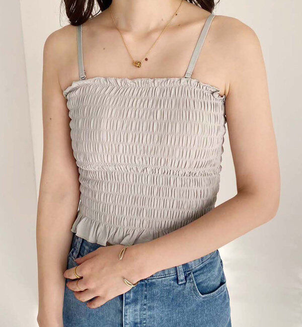  「シャーリングキャミ」|プルオーバー|