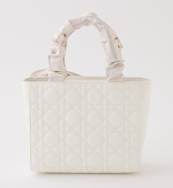  「スカーフハンドルキルティングトート」|ショルダー・メッセンジャー|