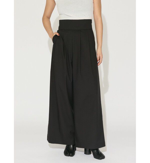 MIDIUMISOLID「MIDIUMISOLID for Ladies ハイウエストワイドパンツ」|その他|