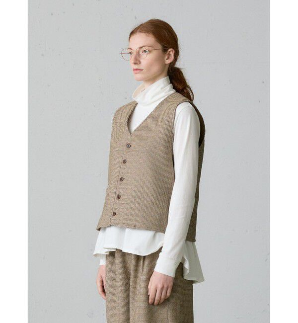 MidiUmi「MidiUmi Vネックベスト」|ベスト・ジレ|
