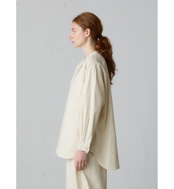 MidiUmi「MidiUmi HOME バンドカラーシャツ」|シャツ・ブラウス|