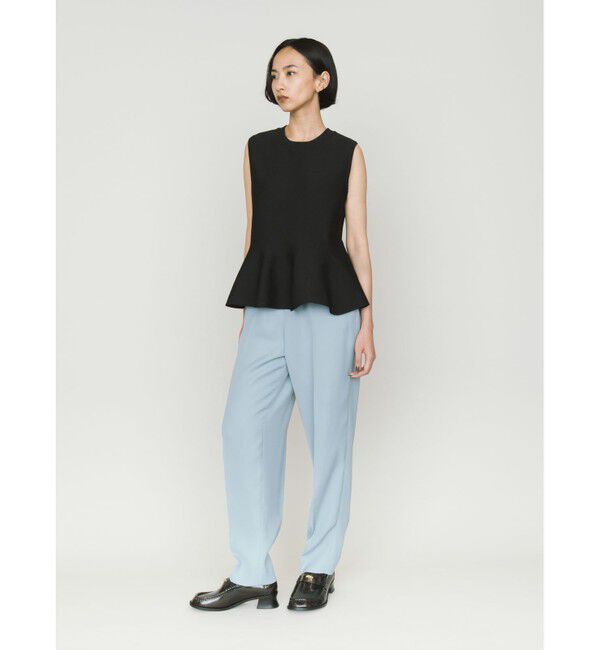 MIDIUMISOLID「MIDIUMISOLID for Ladies ペプラムベスト」|ニット・セーター|