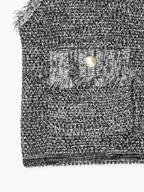 Te chichi「カノコ金釦フリンジニットベスト」|ニット・セーター|