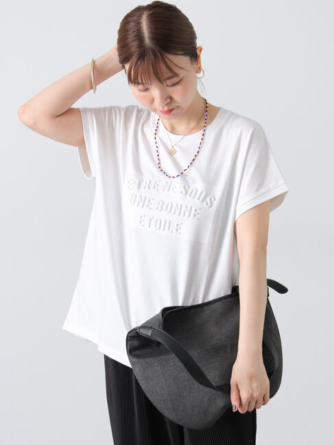 Lugnoncure「エンボスロゴTシャツ」|Tシャツ・カットソー|