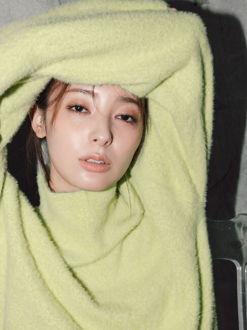 Te chichi「【宮本茉由着用】ハイネックフェザーニット」|ニット・セーター|