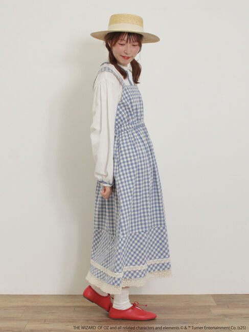Samansa Mos2「【オズの魔法使】ギンガムワンピース」|ワンピース|ブルー