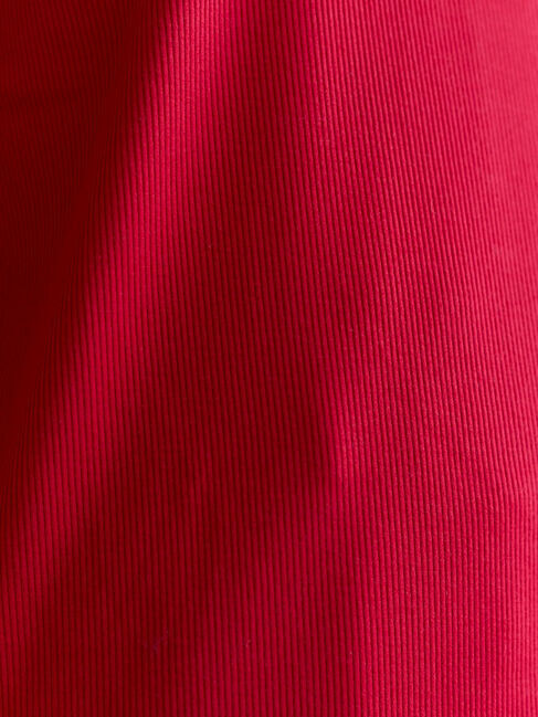 Samansa Mos2 blue「【吸湿発熱】リブフリル衿PO」|Tシャツ・カットソー|