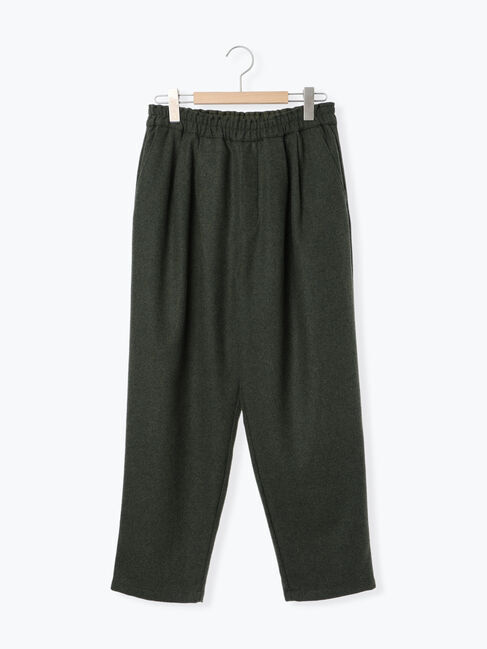 Samansa Mos2「【帯電防止】ウール混テーパードパンツ《M/Lサイズ》」|その他|カーキ