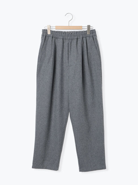 Samansa Mos2「【帯電防止】ウール混テーパードパンツ《M/Lサイズ》」|その他|チャコールグレー