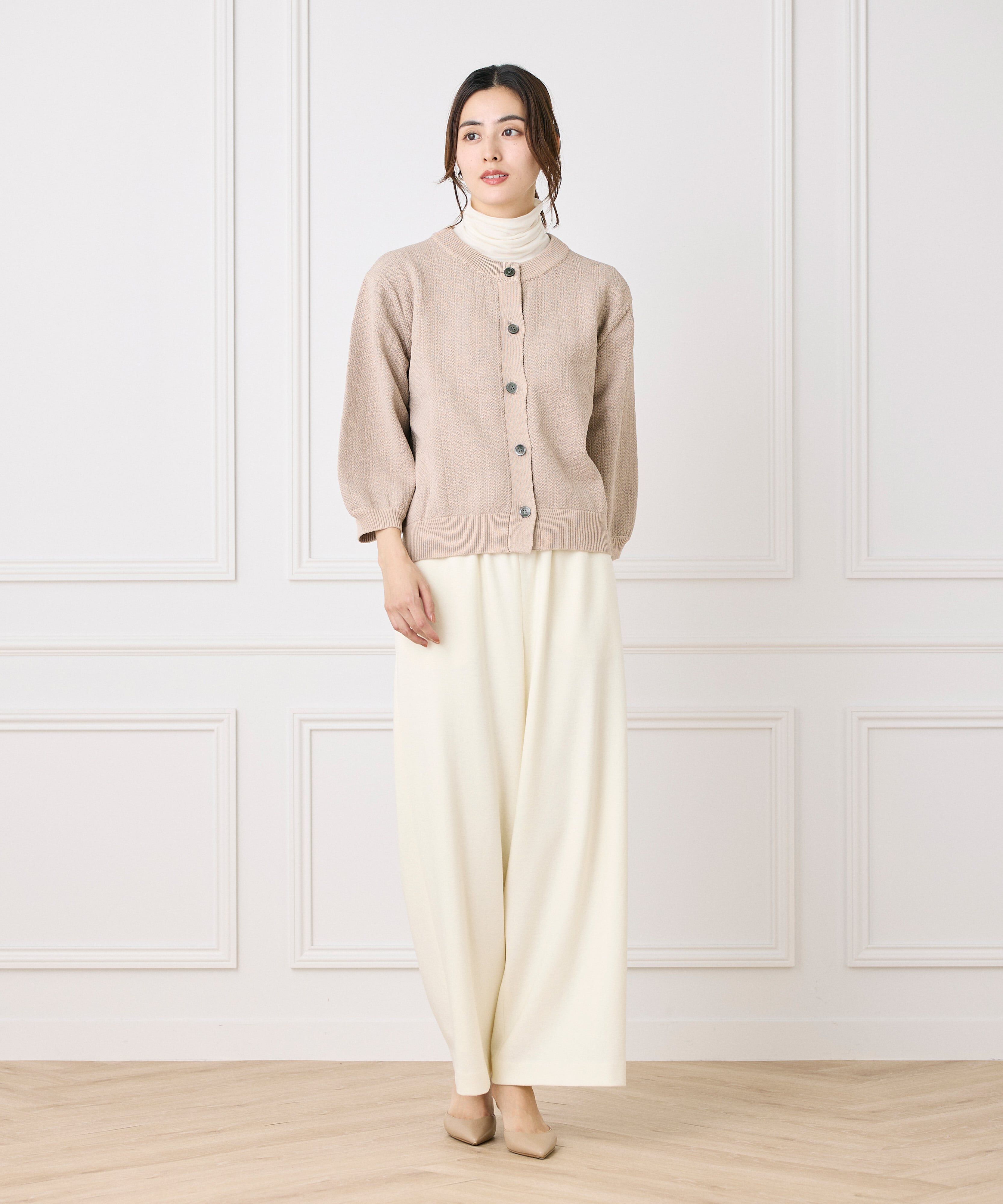 7-IDconcept.「ボリュームスリーブカーディガン」|カーディガン|