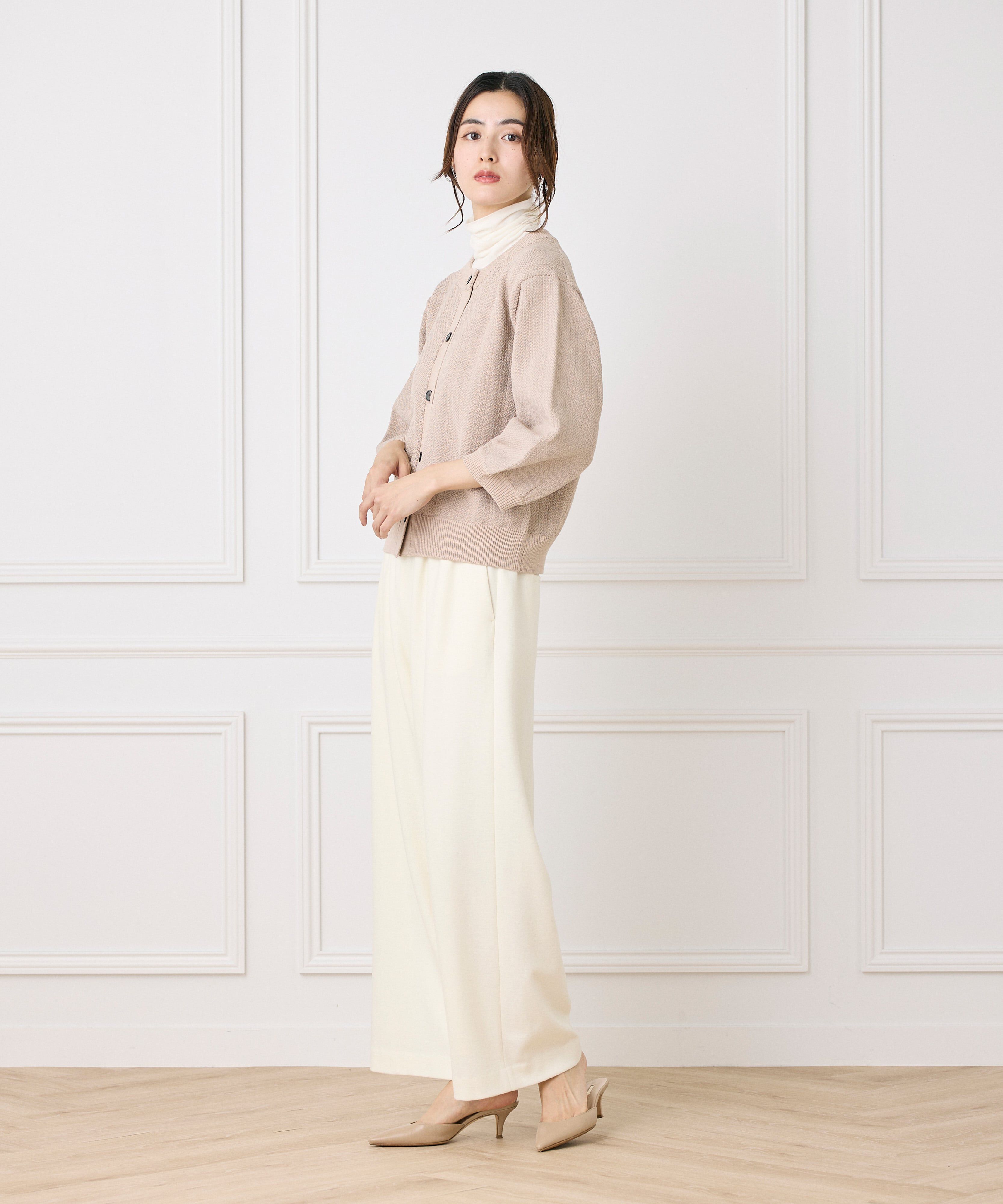 7-IDconcept.「ボリュームスリーブカーディガン」|カーディガン|