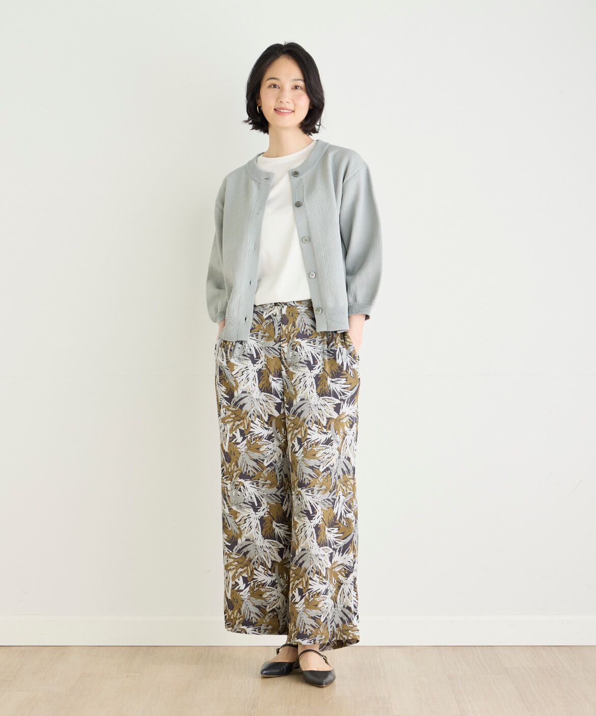 7-IDconcept.「ボリュームスリーブカーディガン」|カーディガン|