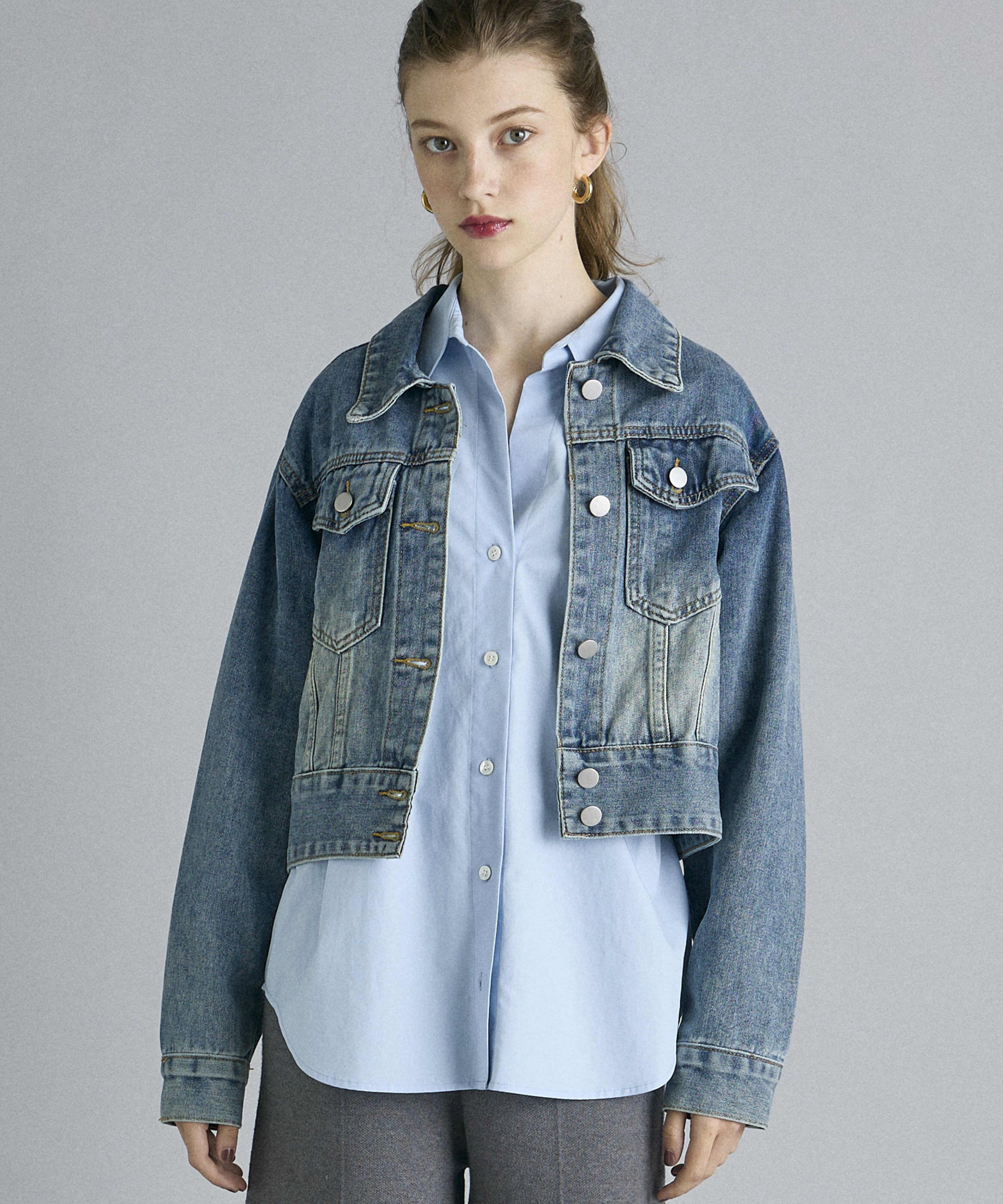 INED「《INED CLARO》デニムジャケット」|デニムジャケット|