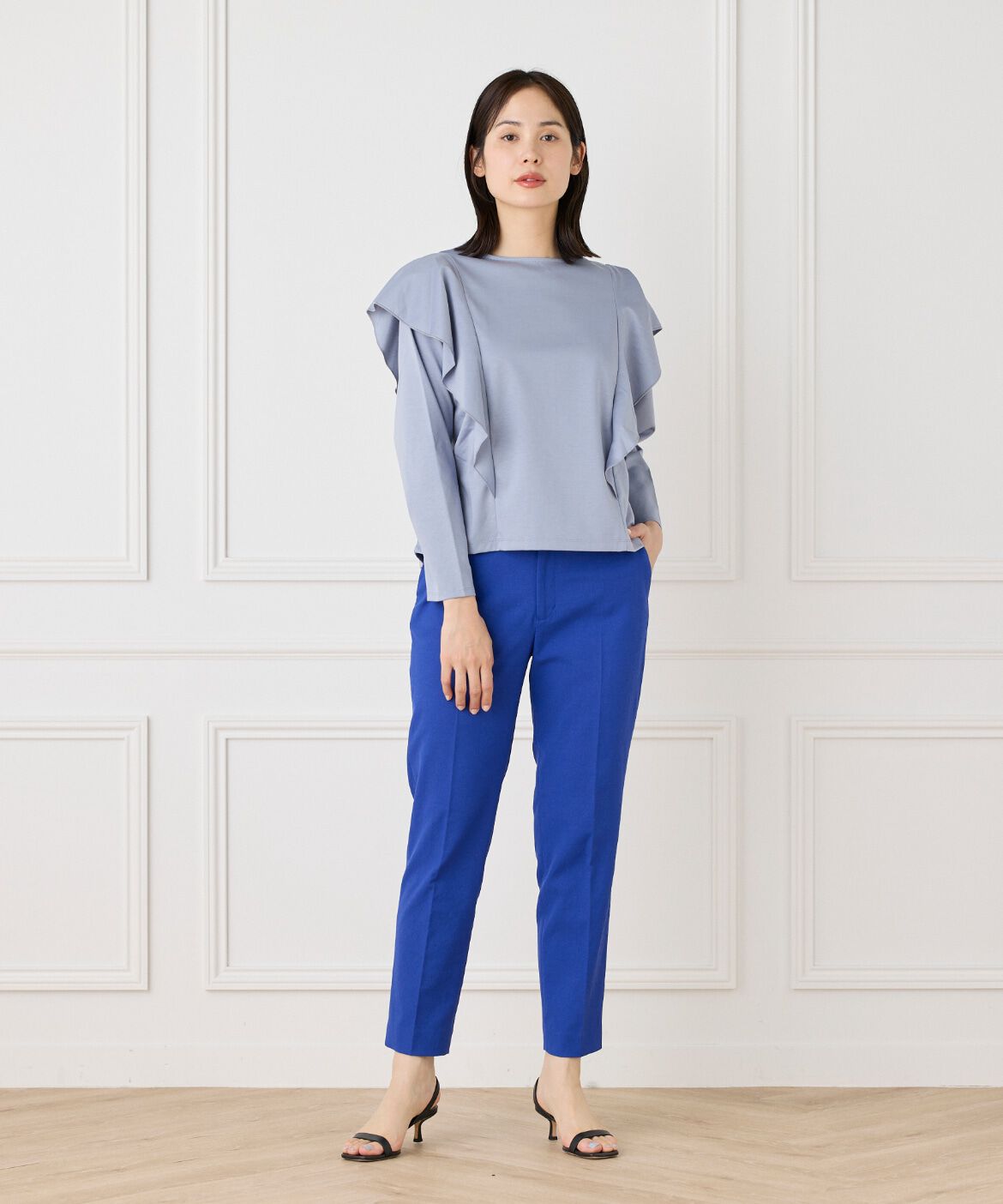 7-IDconcept.「フレアー切替プルオーバー」|Tシャツ・カットソー|