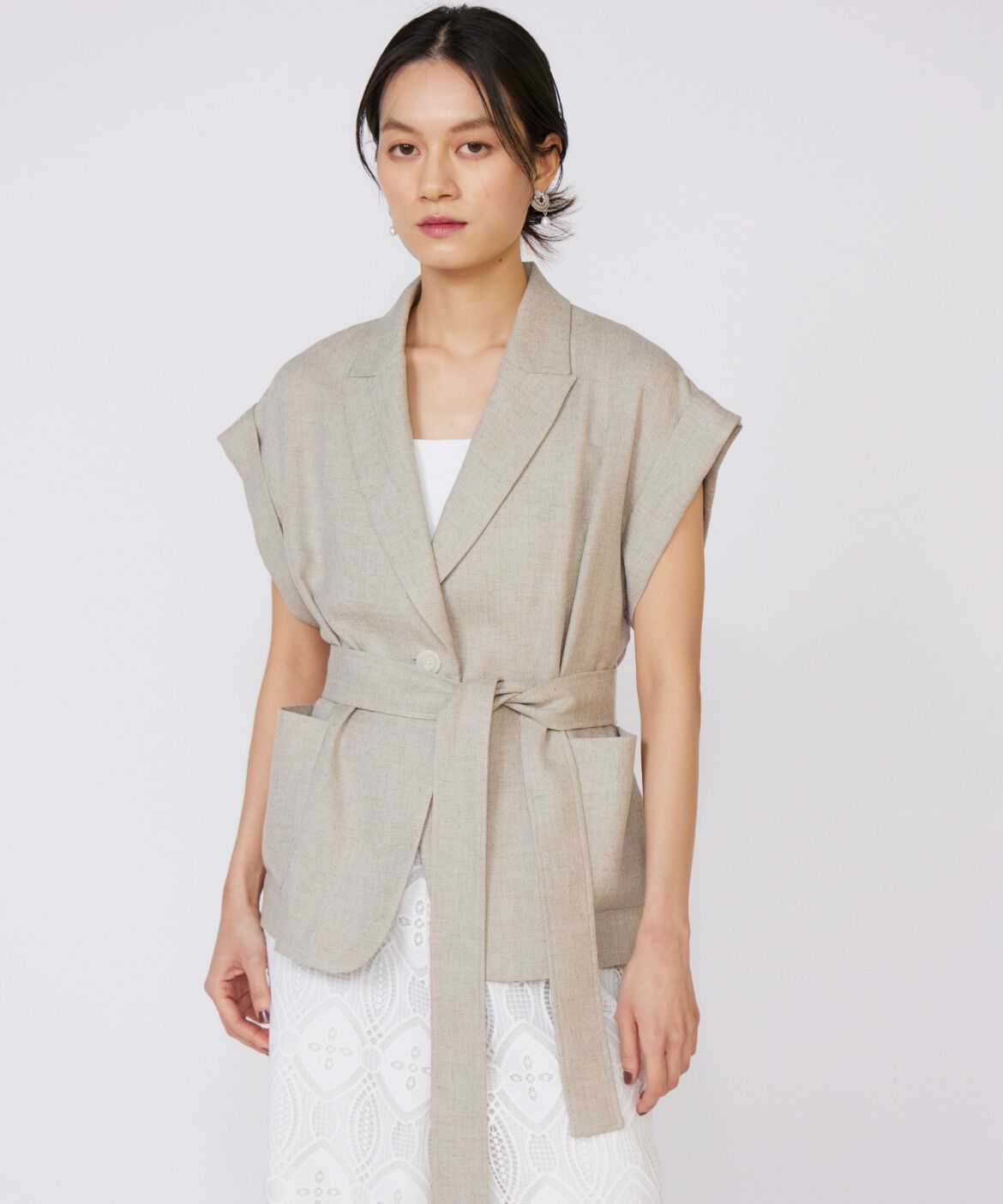 INED「フレンチスリーブジャケット」|テーラードジャケット|