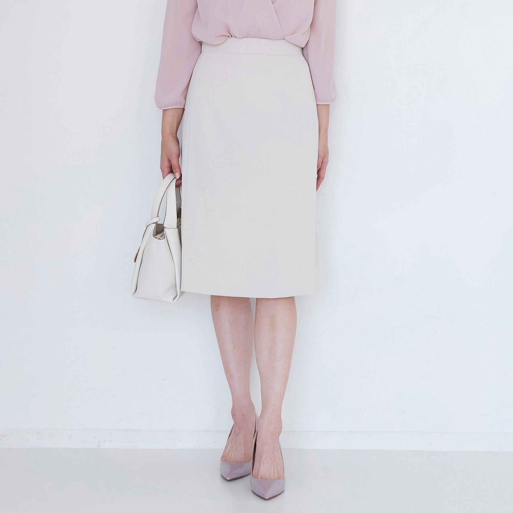 COUP DE CHANCE「【手洗い可／日本製／伸縮性／スーツ可】セミフレアースカート」|スカート|