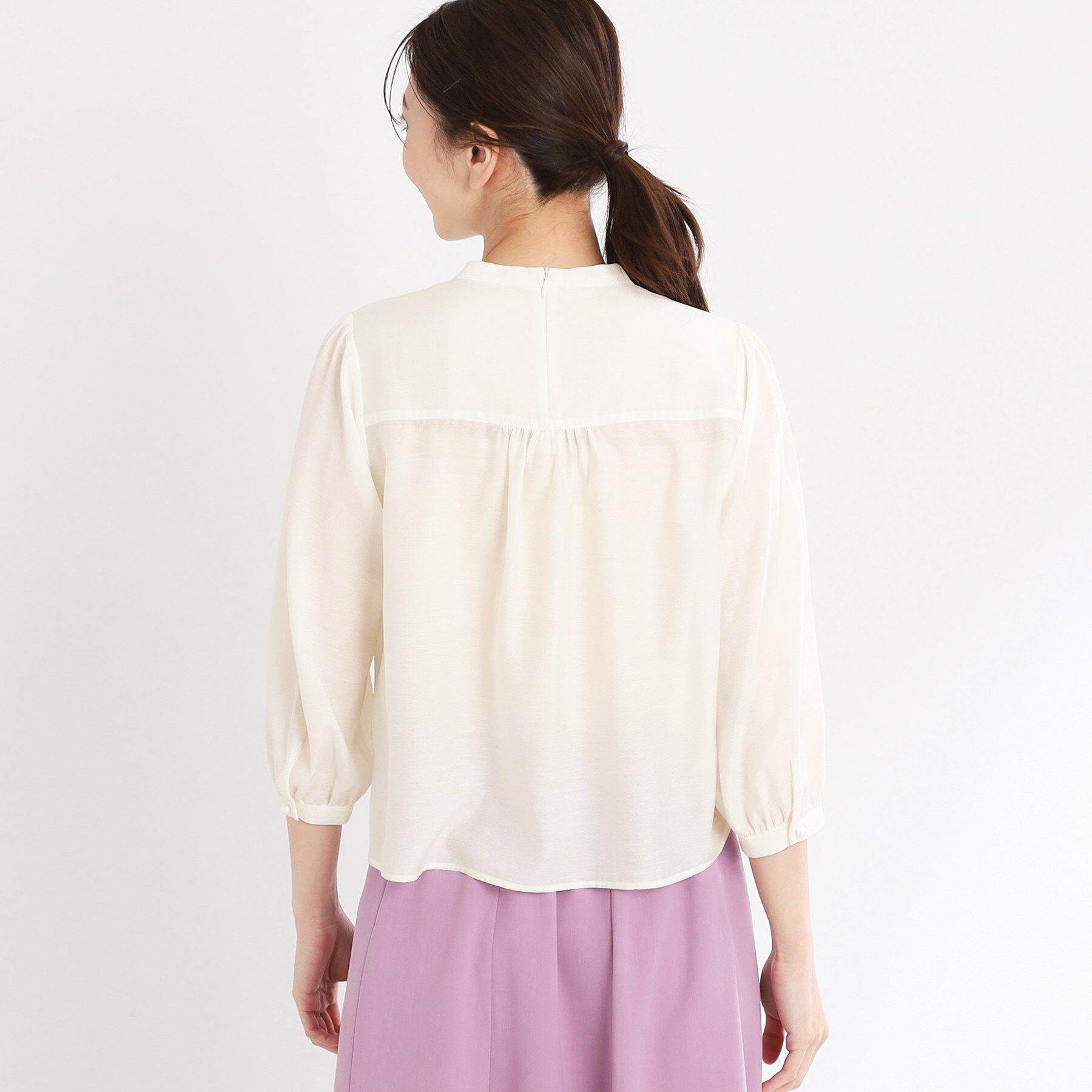 Reflect「【洗える】ラッフルフリルブラウス」|シャツ・ブラウス|