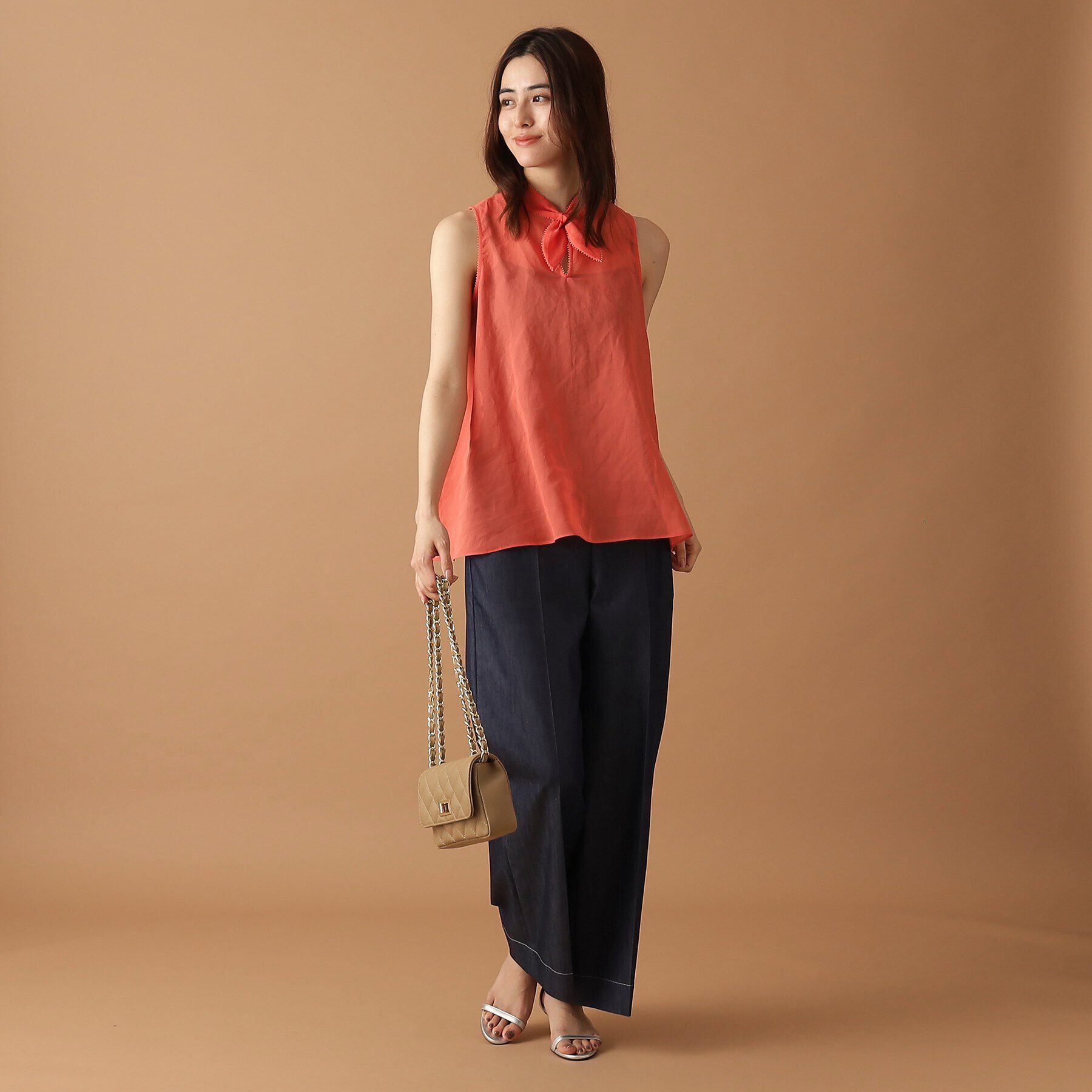 DRESSTERIOR「シアーリボンアーカイブブラウス」|シャツ・ブラウス|