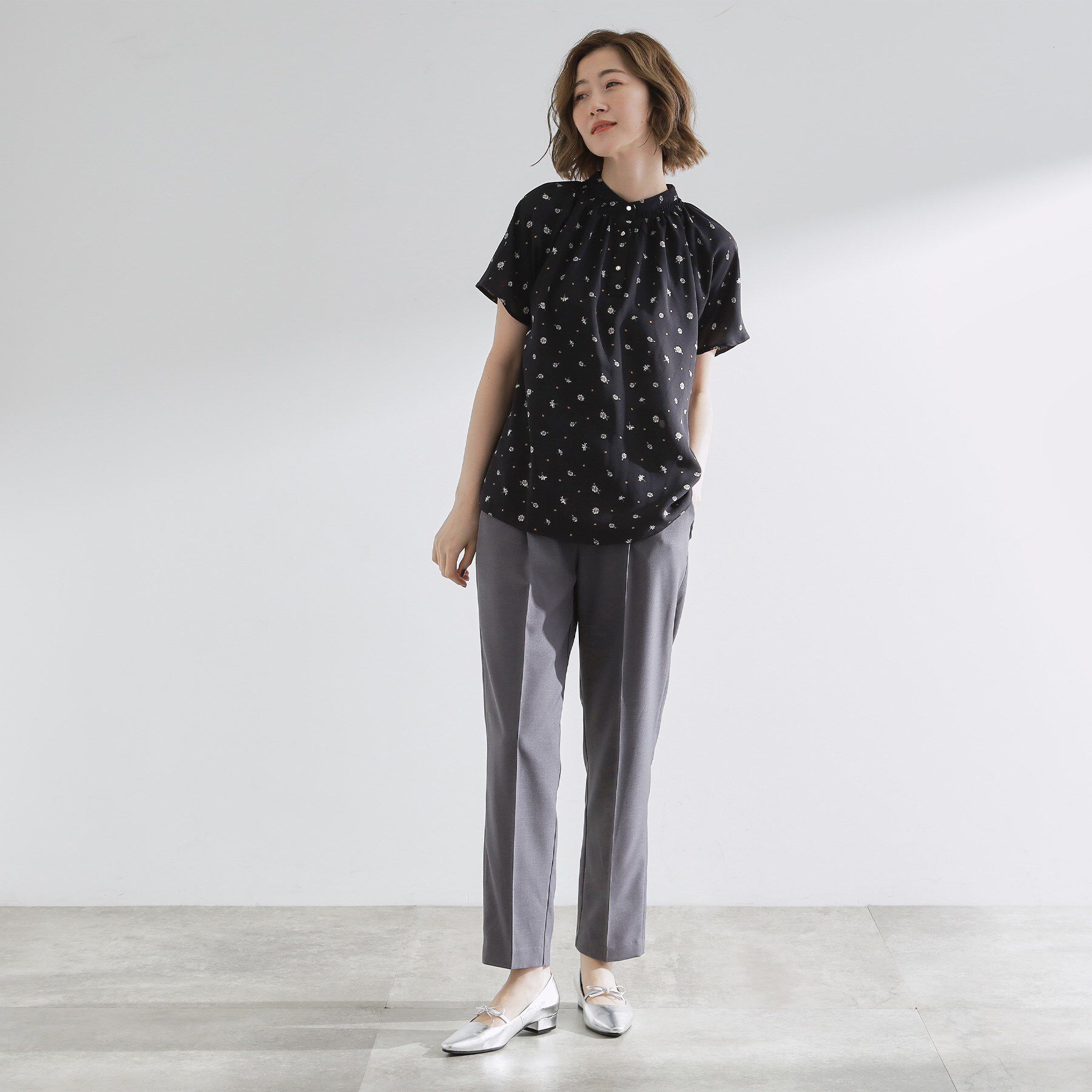 grove「【さらりと着られる/二の腕カバー】多機能ドルマンスリーブブラウス」|シャツ・ブラウス|