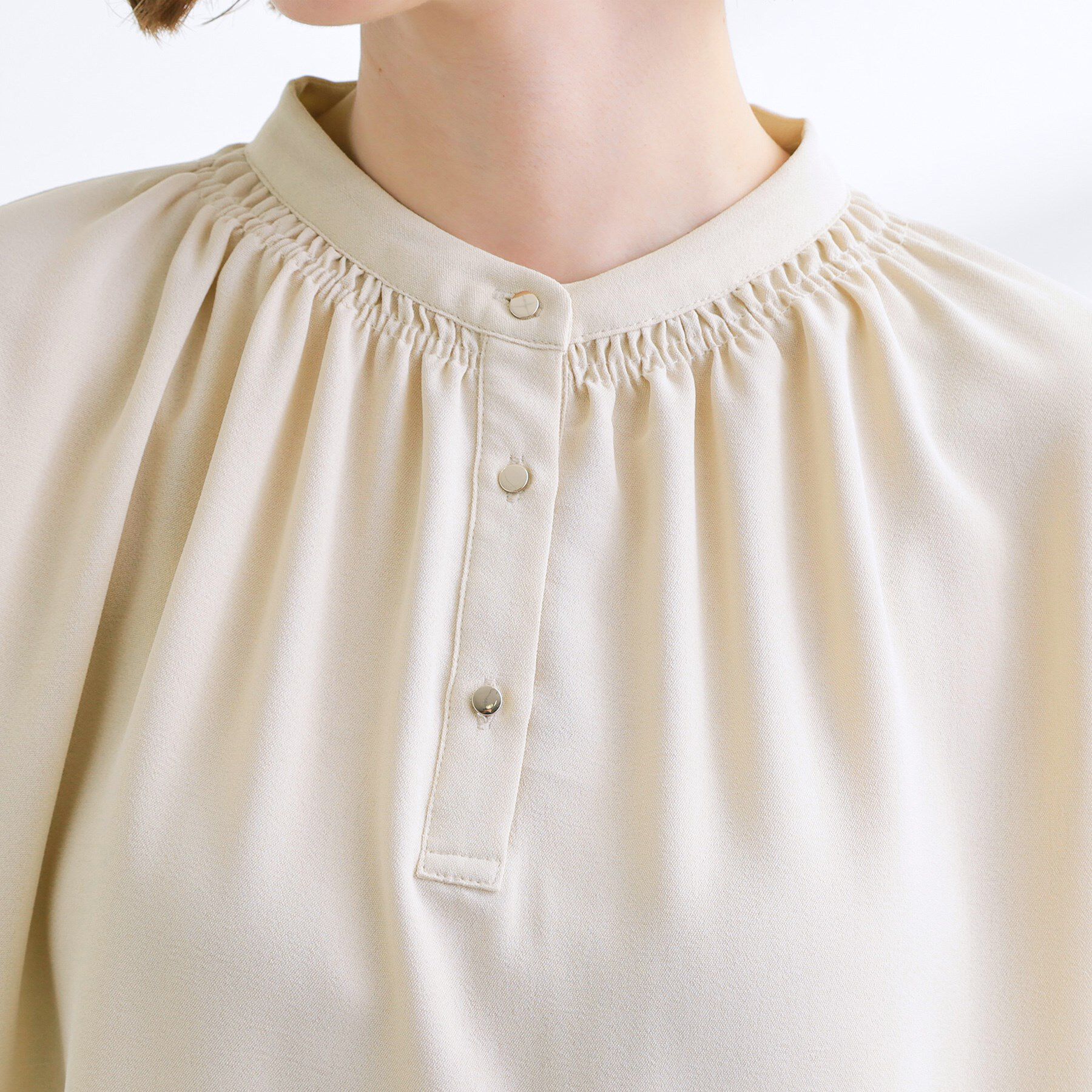 grove「【さらりと着られる/二の腕カバー】多機能ドルマンスリーブブラウス」|シャツ・ブラウス|