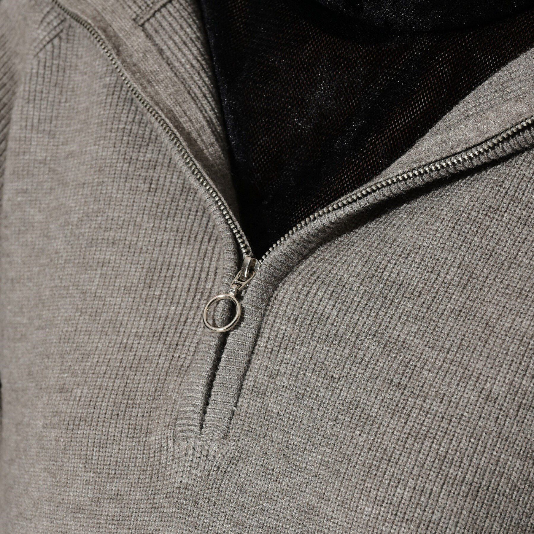 GALLEST「ニットアップジッププルオーバー」|ニット・セーター|