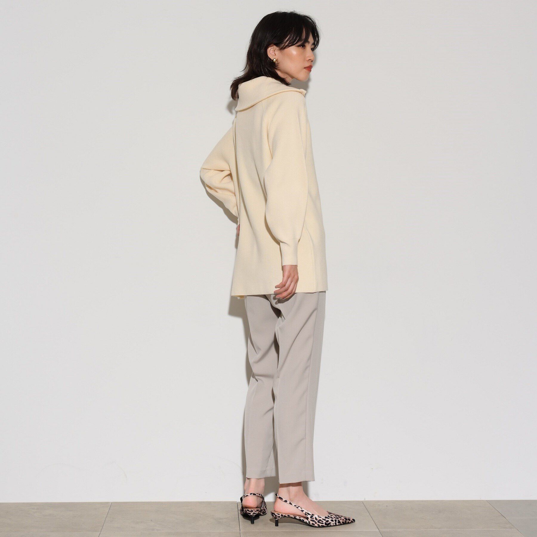 GALLEST「ニットアップジッププルオーバー」|ニット・セーター|